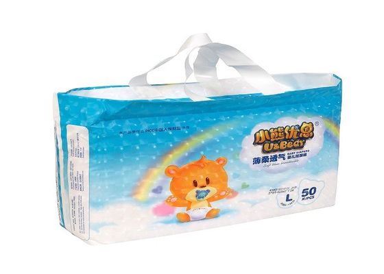 OEM 탄성 허리 밴드 초흡수체 아기는 Ｓ 형태 매직 테이프에게 기저귀를 채웁니다