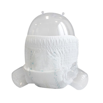천 같은 백 시트가있는 500ml 흡수성 일회용 아기 기저귀