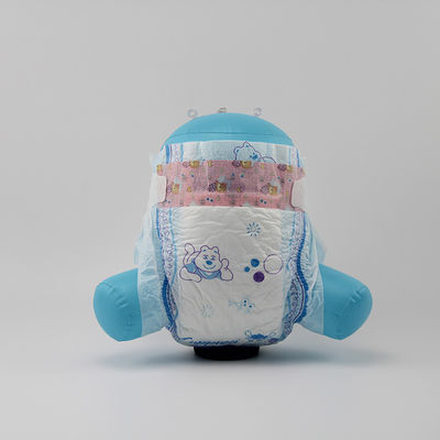 Green Blue ADL이 포함된 초박형 3D 누출 방지 일회용 아기 기저귀