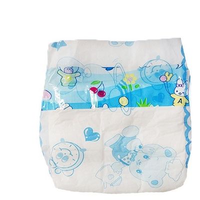 짠것이 아닌 Topsheet FabricS 모양 벨크로 테이프 건조한 아기 기저귀